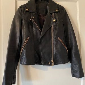 BLANKNYC Faux Leather Moto Jacket